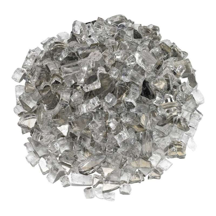 1/4" Clear Reflective Fireglass (5lbs)