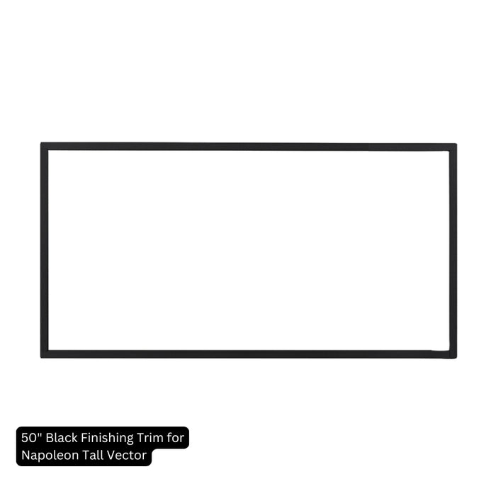 50 Black Finishing Trim for Napoleon Tall Vector