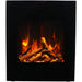 Amantii 24 x 28 Wall MountCorner Mount Electric Fireplace Oak Flat Glass