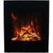 Amantii 24 x 28 Wall MountCorner Mount Electric Fireplace Rustic Flat Glass