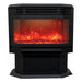 Amantii 26 Smart Freestanding Pedestal Electric Stove  FS26 with Orange Small Bead Fire Glass