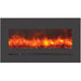 Amantii 26 Wall Mount with Steel Surround Sable Yellw Flame