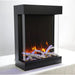 Amantii Cube 20 x 25 FreestandingWall Mount Electric Fireplace No Base Birch Media scaled