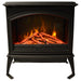 Amantii Lynnwood Freestanding Cast Iron Electric Stove with Driftwood Log Set