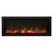 Amantii Panorama Extra Slim 30 Built-In Linear Electric Fireplace REMII 2 MEDIA YELLOW FLAME MG 2171