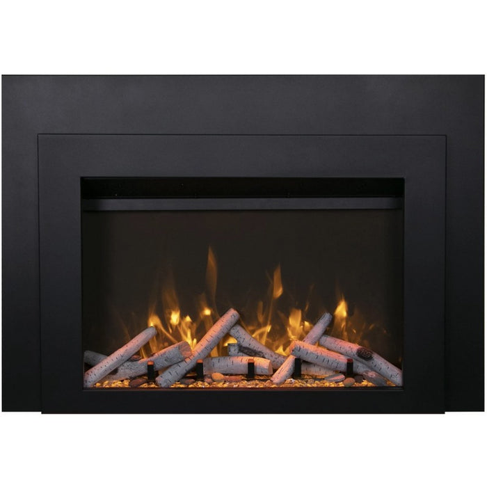 Amantii Sierra Flame 30 Smart Electric Fireplace Insert BIRCH YELLOW FLAME Scaled