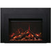 AmantiiSierra Flame 30 Smart Electric Fireplace Insert OAK ORANGE AND YELLOW FLAME Scaled