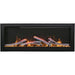 Amantii Symmetry Smart 60 Linear Electric Fireplace Birch Brown Mix Yellow Flame Front Scaled