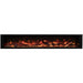 Amantii Symmetry Xtra Tall 100 Built-In Linear Electric Fireplace Split Log