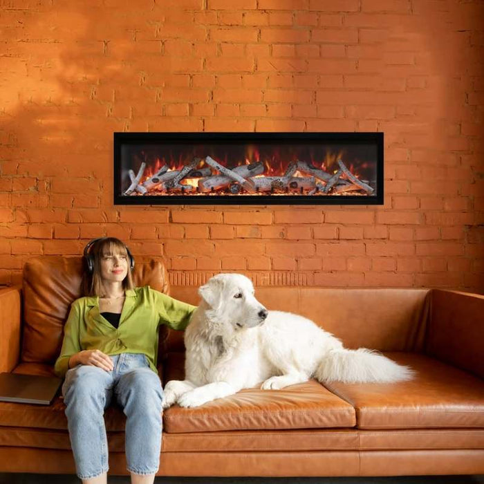 Amantii Symmetry Xtra Tall 60 Built-In Linear Electric Fireplace Living Room Birch Media Scaled