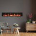 Amantii Symmetry Xtra Tall 74 Built-In Linear Electric Fireplace Guess Room Ice Crystal Media