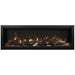 Amantii Symmetry Xtra Tall Bespoke 60 Built-In Linear Electric Fireplace Split Log