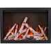 Amantii Traditional Smart 38 Built-InInsert Electric Fireplace Brich with pebbles no trim