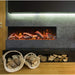 Amantii Tru View Bespoke 45 3-Sided Linear Electric Fireplace Scaled Living Room 