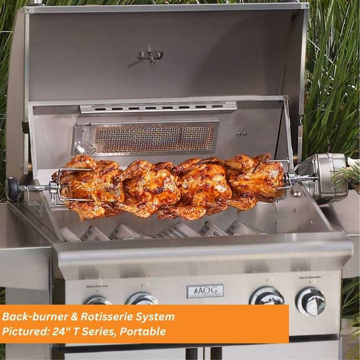 American Outdoor Grill Backburner & Rotisserie System