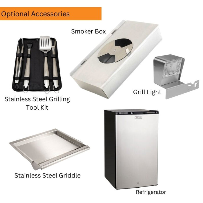 American Outdoor Grill T Series Built-In Gas Grill Optional Accessories