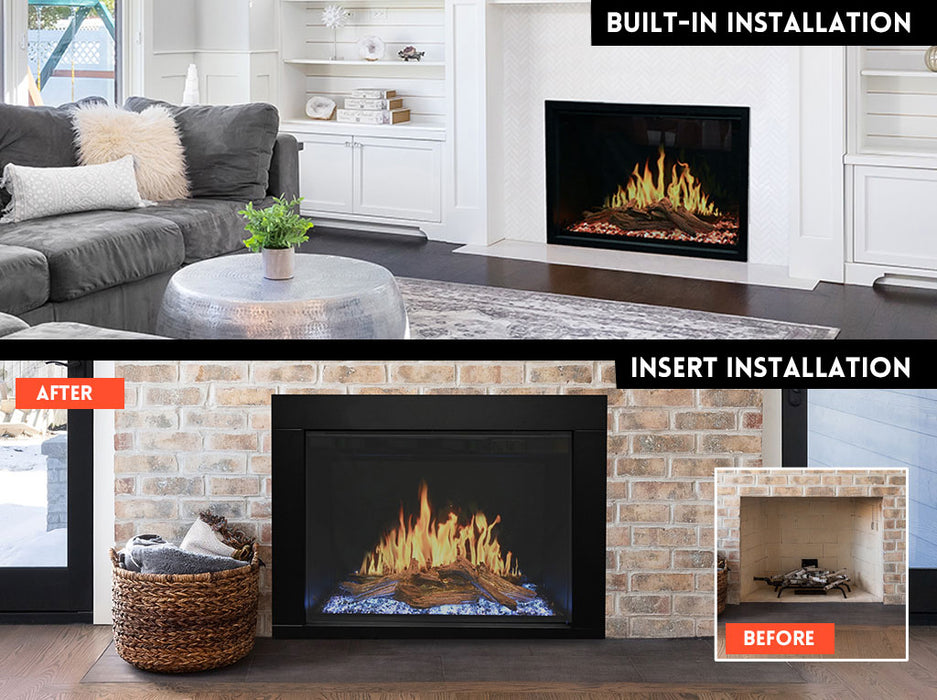 Modern Flames Orion Traditional 26" Virtual Electric Fireplace | OR26-TRAD