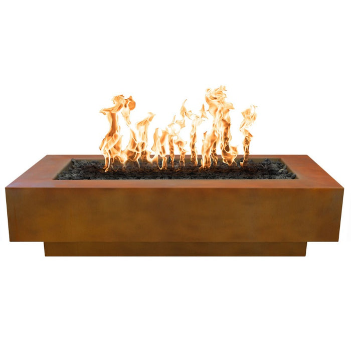 Cedar Park Fire Pit - Corten Steel  48" with Lava Rock