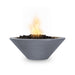 Charleston Fire Bowl - GFRC Concrete 24" Gray with Lava Rock