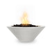 Charleston Fire Bowl - GFRC Concrete 31" Limestone with Lava Rock