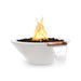 Charleston Fire & Water Bowl - GFRC Concrete Limestone with Lava Rock