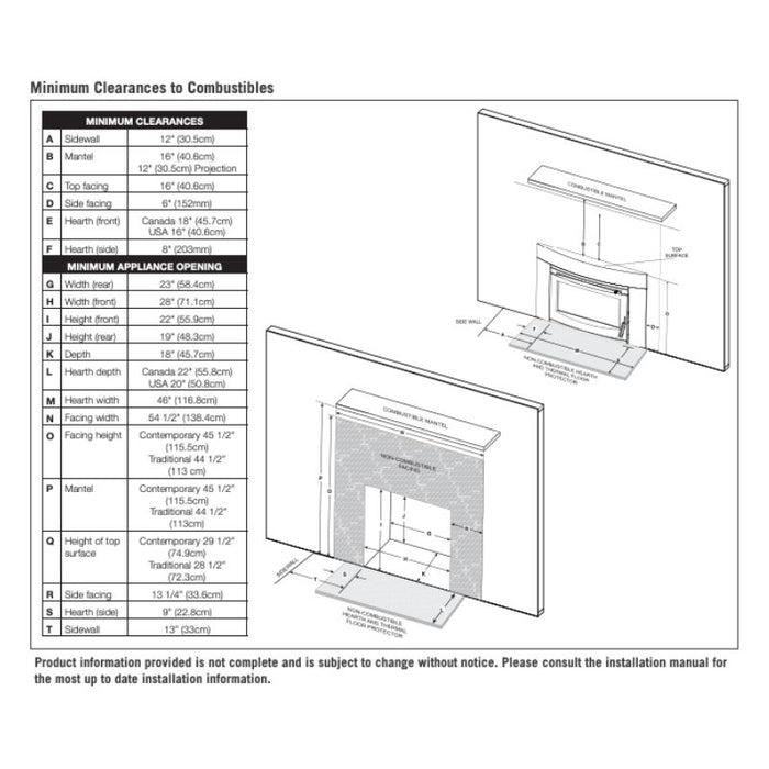 Napoleon Oakdale Traditional Cast Iron Wood Insert | EPI3T