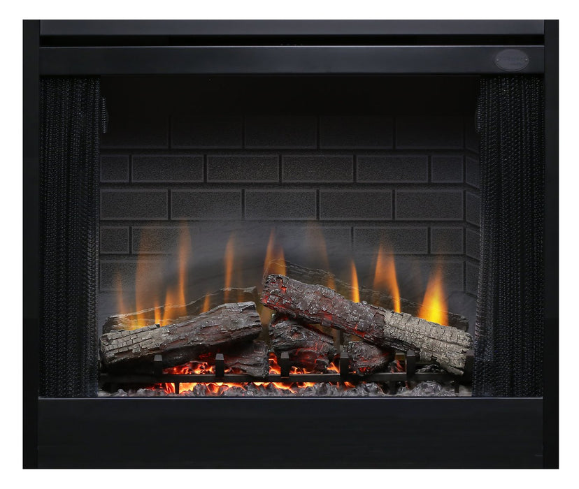 Dimplex 39 Deluxe Built-In Electric Firebox Face On No Installation Trim