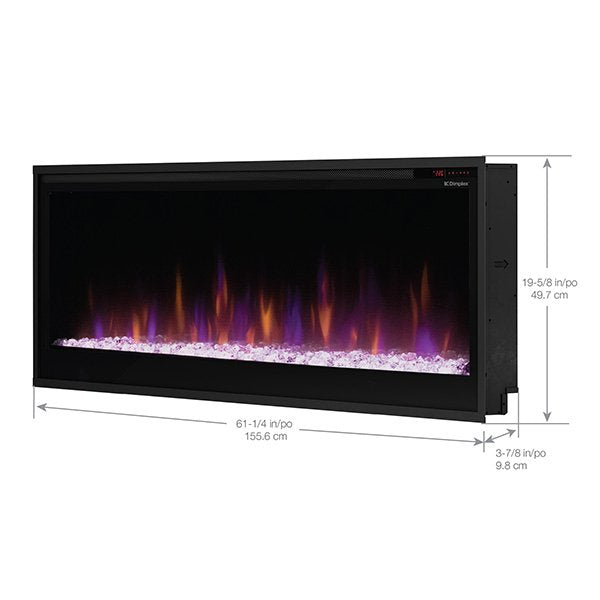  Dimplex60_ Multi-Fire SL Slim Built-in Linear Electric Fireplace with specs