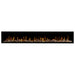 Dimplex Ignite Evolve 100 Built-in Linear Electric Fireplace Face On White Background with Driftwood Media