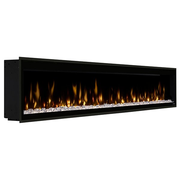 Dimplex Ignite Evolve 100 Built-in Linear Electric Fireplace Left Side White Background