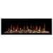 Dimplex Ignite Evolve 50 Built-in Linear Electric Fireplace Face On with Driftwood Media