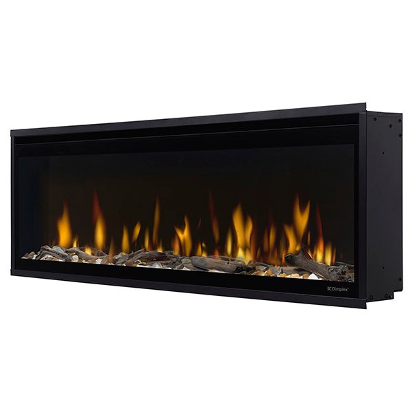 Dimplex Ignite Evolve 50 Built-in Linear Electric Fireplace Right Side on White Background