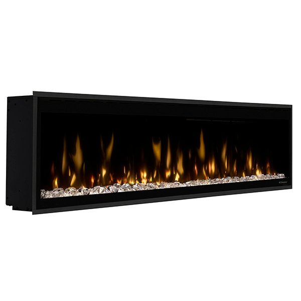  Dimplex Ignite Evolve 74 Built-in Linear Electric Fireplace Left Side White Background