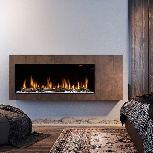 Dimplex Ignite XL Bold 50 Built-In Multi-Sided Linear Electric Fireplace Face On Single-Sided Installation