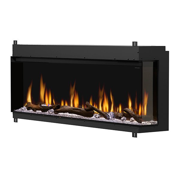 Dimplex Ignite XL Bold 60 Built-In Multi-Sided Linear Electric Fireplace Right Sideon White Background