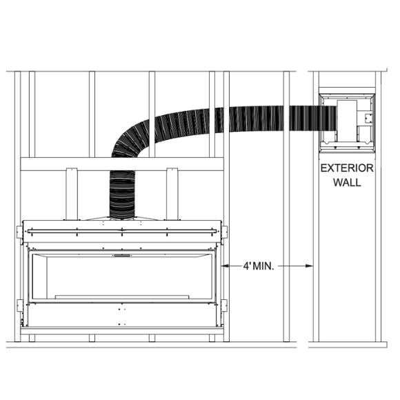 Empire Forced Air Heat Management System (for Empire Boulevard Fireplaces)