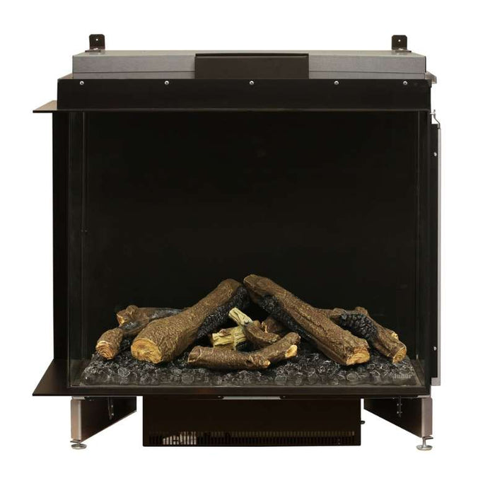 Fabere MatriX Water Vapor Built-In Electric Fireplace FEF3226 Face On White Background Fireplace Off