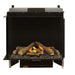 Fabere MatriX Water Vapor Built-In Electric Fireplace FEF3226 Face On White Background Glowing Logs