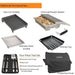 Fire Magic 24" Stainless Steel Built-In Charcoal Grill Optional Accessories