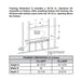 Framing Dimensions for Carol Rose 48 Inch Outdoor Linear