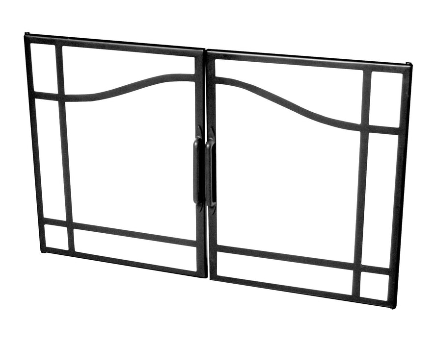  Glass Swing Door Kit Dimplex39_Deluxe Built-In Electric Firebox Side