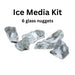 Ice Media Kit - 6 glass nuggets