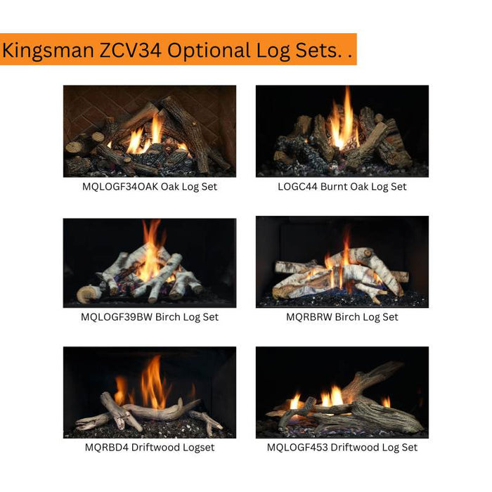 Kingsman ZCV34 Optional Log Sets. .