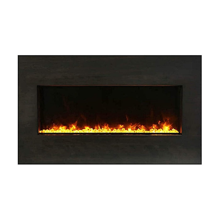 Knotty Black Birch Wooden Mantel Surround