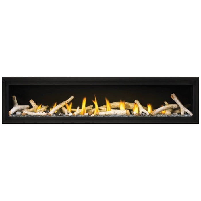 LVX74NX-1 Luxuria Birch Logs Kit on Clear Glass Beads