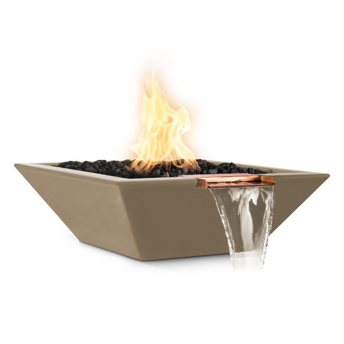 Malibu Fire & Water Bowl - GFRC Concrete | 24"