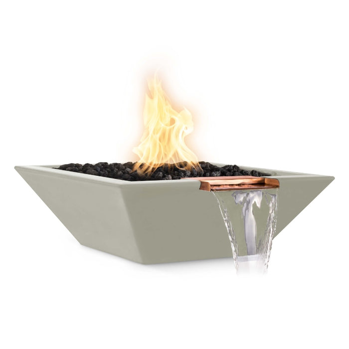 Malibu Fire & Water Bowl GFRC Concrete Ash