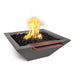 Malibu Wide Spill Fire & Water Bowl - GFRC Concrete Chestnut