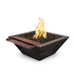 Malibu Wide Spill Fire & Water Bowl Ebony Wood Grain Concrete