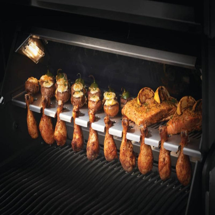 Multifunctional Warming Rack in use